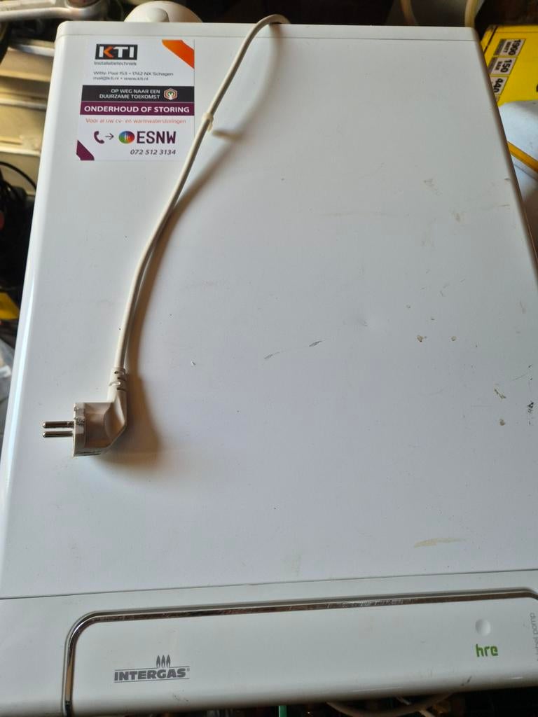 Intergas Kombi Kompakt HRE 24/18 A combiketel 2021, Doe-het-zelf en Verbouw, Verwarming en Radiatoren, Gebruikt, Hoog rendement (Hr)