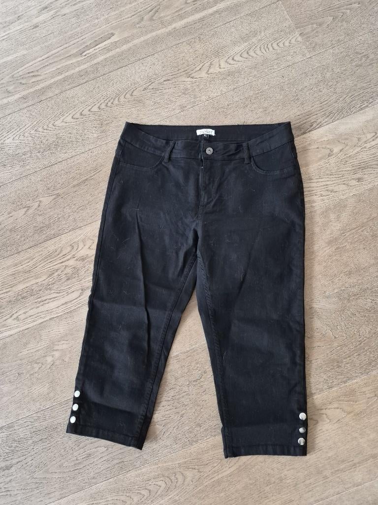 Capri True Spirit maat XL dames - zwart, Zwart, Ophalen of Verzenden, W33 - W36 (confectie 42/44), True Spirit