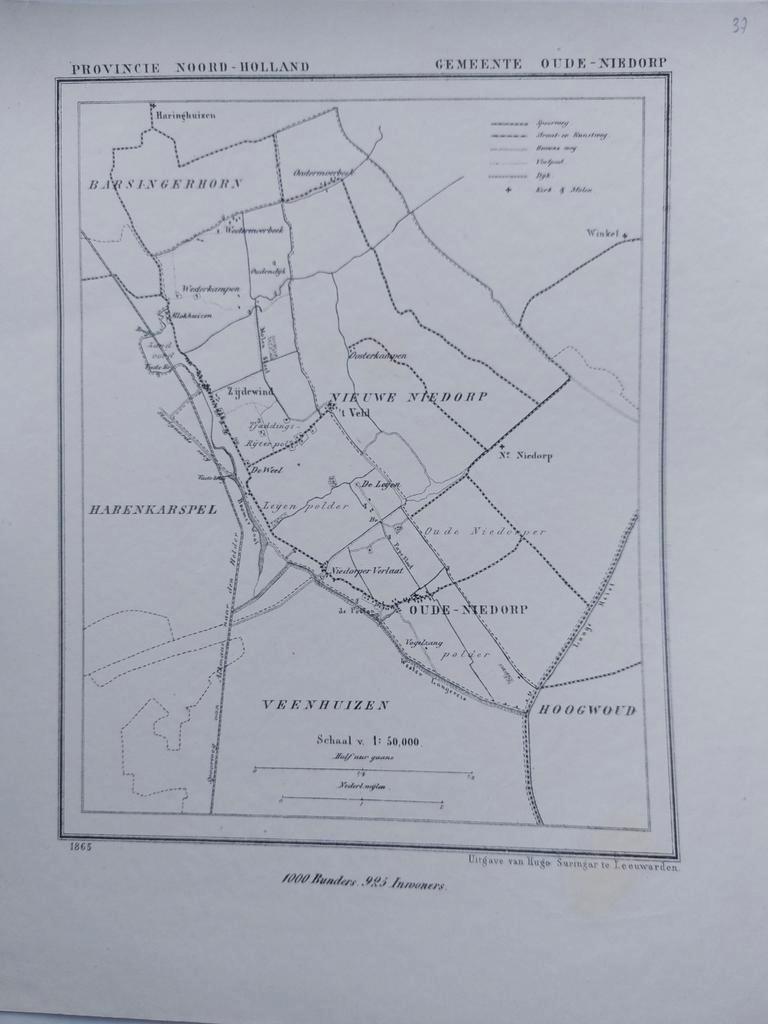 37 / Oude Niedorp Nieuwe Niedorp Zijdewind Winkel J. Kuyper, Ophalen of Verzenden