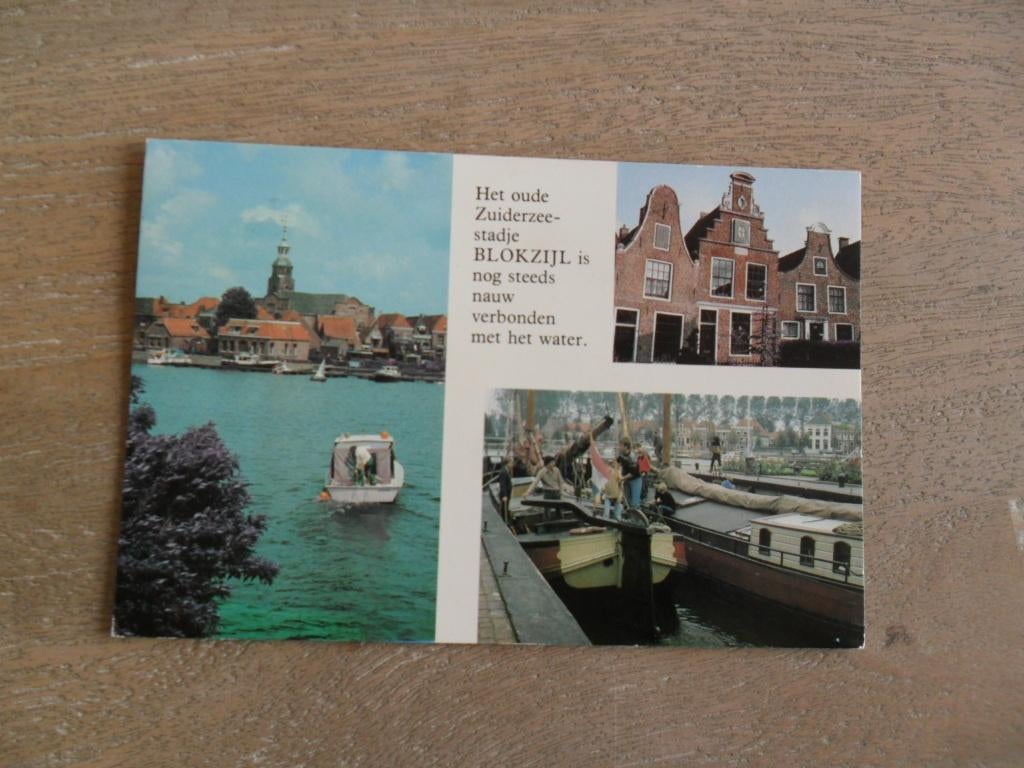 Blokzijl, oude Zuiderzee stadje/boten, Verzenden, 1980 tot heden, Gelopen, Noord-Brabant