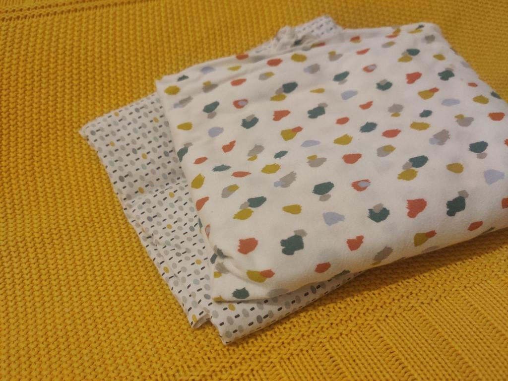 2x lakentje voor ledikant, Kinderen en Baby's, Dekens, Slaapzakjes en Inbakerproducten, Overige typen, 100 cm of meer, Ophalen of Verzenden