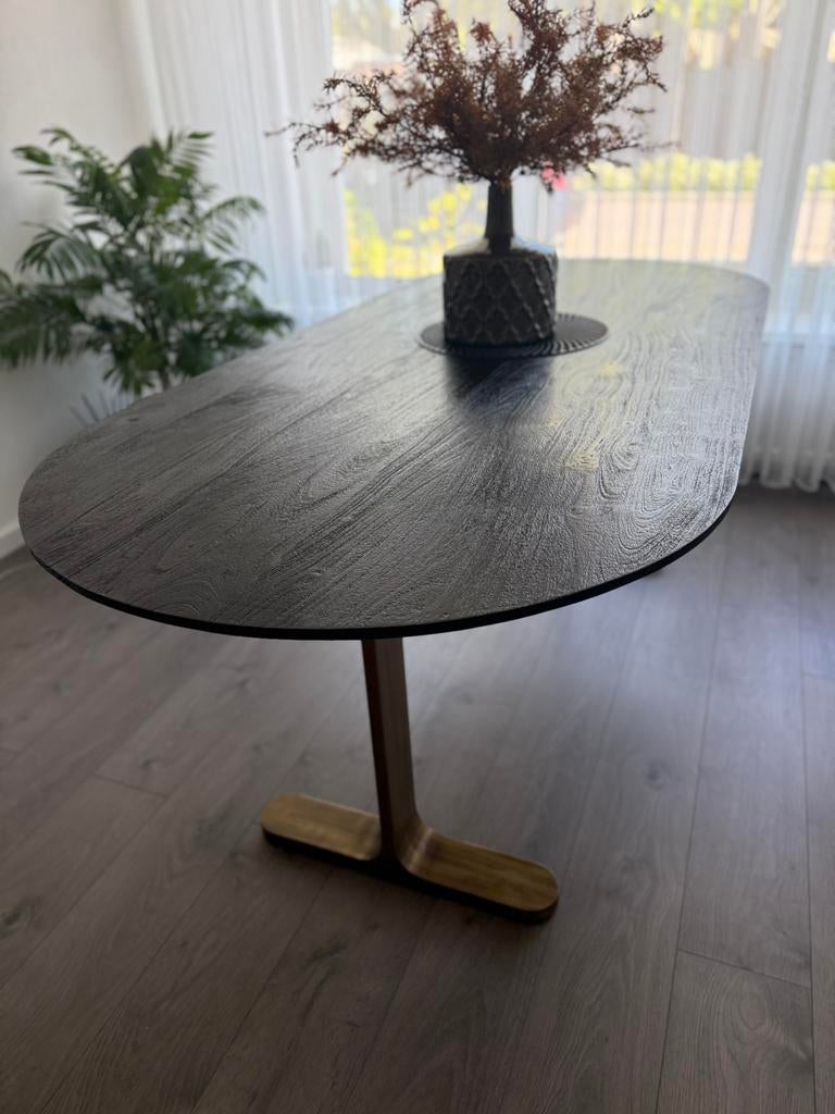 Richmond ovaal eettafel 200cm, Huis en Inrichting, Tafels | Eettafels, 200 cm of meer, Vijf personen of meer, Ovaal, 50 tot 100 cm