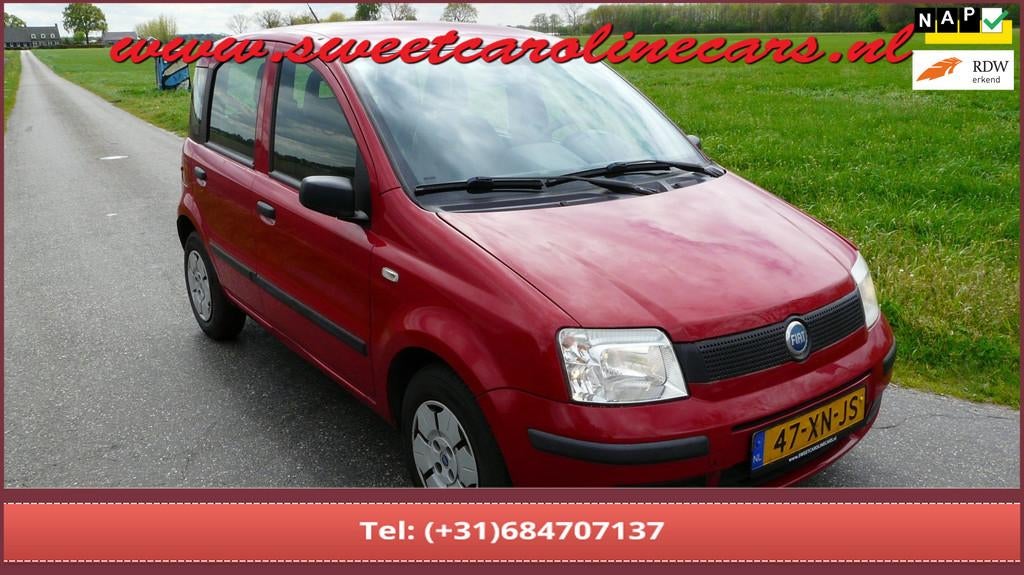 Fiat Panda 1.1 Active,Elec.pakket,Stuurbekrachtiging, Auto's, Fiat, Voorwielaandrijving, Stof, 4 stoelen, Origineel Nederlands