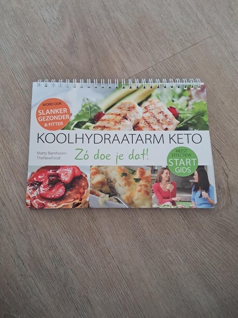 Koolhydraatarm Keto: Word Slanker, Gezonder & Fitter, Ophalen of Verzenden, Zo goed als nieuw, Dieet en Voeding, Matty Barnhoorn