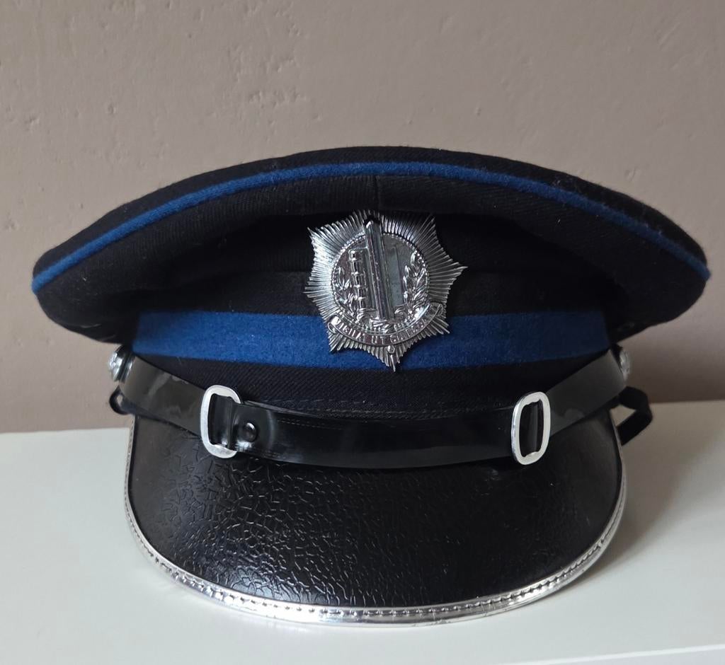 Vintage Politie officiers pet, Verzamelen, Militaria | Algemeen, Ophalen of Verzenden, Landmacht, Nederland