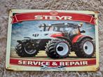 Steyer service en repair reclamebord, Ophalen of Verzenden, Nieuw, Reclamebord
