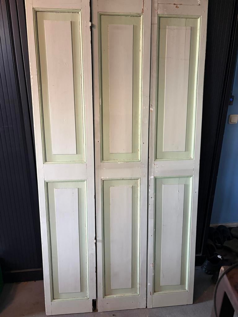 3 mooie oude boerderij luiken groene tinten, Ophalen