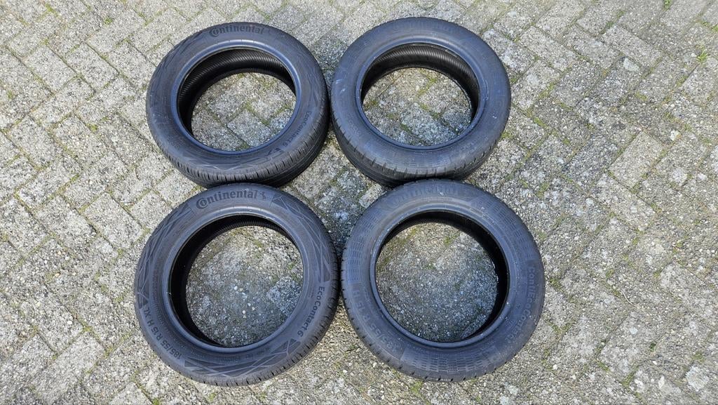 4 Continental 185/55R15 zomerbanden, Auto diversen, Overige Auto diversen, Ophalen of Verzenden