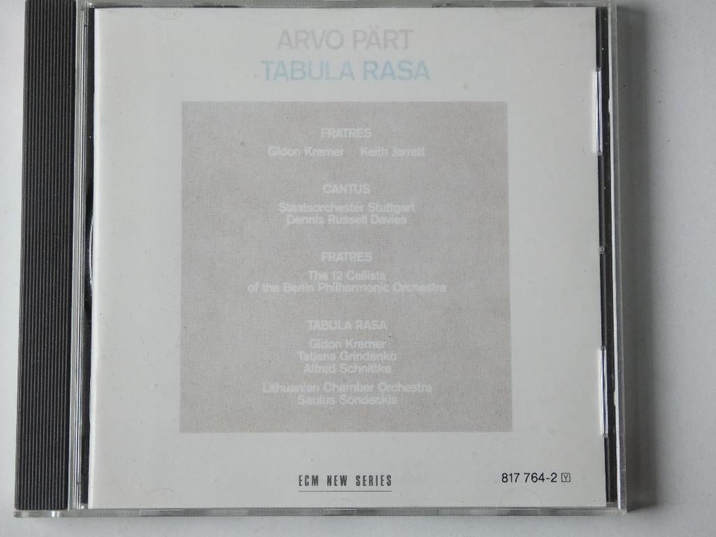 Arvo Pärt – Tabula Rasa, Verzenden, Gebruikt