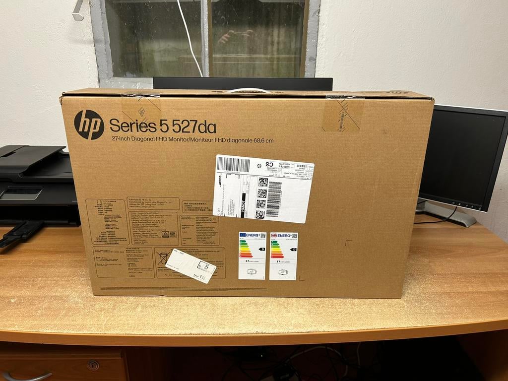 27” HP monitor serie 5 527da, IPS, Nieuw, Full HD, Ophalen of Verzenden