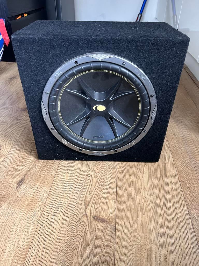 Kicker subwoofer met Sony 4-kanaals versterker, Audio, Tv en Foto, Versterkers en Receivers, Ophalen, Gebruikt