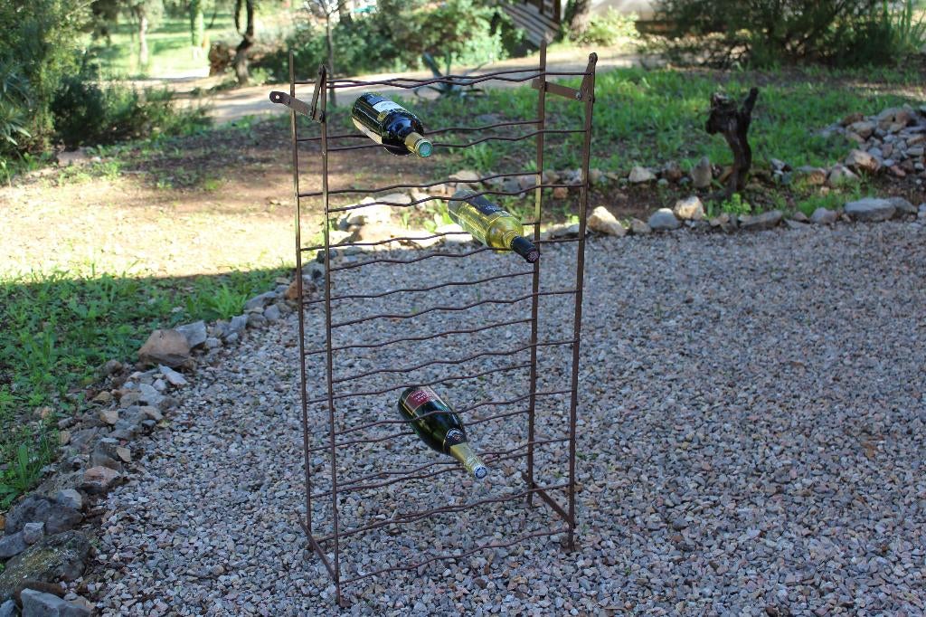 Brocante - Warme wijnrekken!, Ophalen, Gebruikt, 25 flessen of meer, Metaal