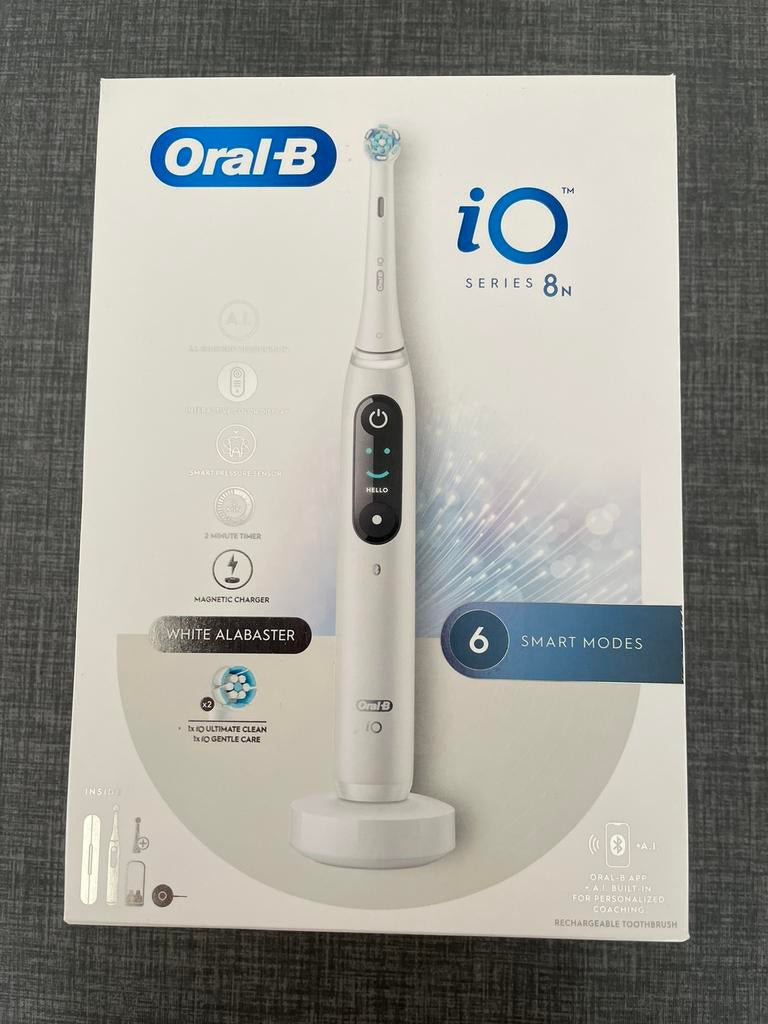 Oral-B serie 8n IO, Sieraden, Tassen en Uiterlijk, Uiterlijk | Mondverzorging, Ophalen, Zo goed als nieuw, Tandenborstel