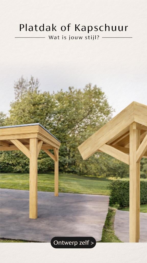 Ontwerp in 3D, LAAGSTE PRIJS van NL & BE, Ophalen of Verzenden, Nieuw, Veranda