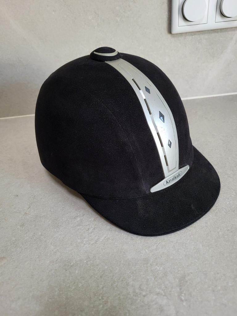 Paardrij cap maat 58, Dieren en Toebehoren, Paardrijkleding, Ophalen, Zo goed als nieuw, Kinderen, Cap