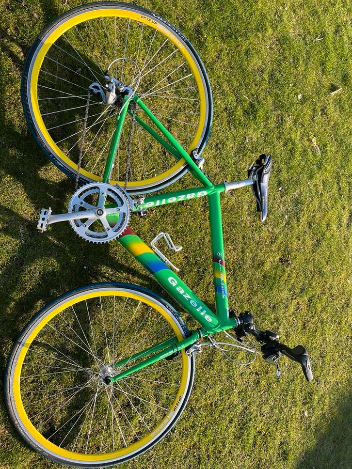 Gazelle Team TVM vintage racefiets, Fietsen en Brommers, Fietsen | Racefietsen, Gebruikt, Heren, Gazelle, 10 tot 15 versnellingen