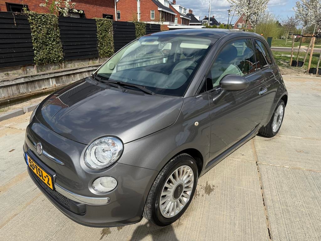 Fiat 500 0.9 TwinAir lounge 86 pk 2011 Grijs, Auto's, Fiat, Voorwielaandrijving, 31 €/maand, 905 kg, 24 km/l