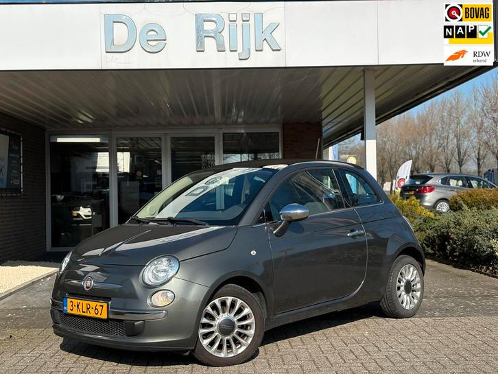Fiat 500 0.9 TwinAir Lounge | Pano, Cruise, Afn. Trekhaak, A, Auto's, Fiat, Bedrijf, Te koop, ABS, Airbags, Airconditioning, Bluetooth