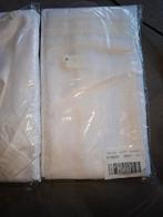 Vitrage 2 stuks. 2. ×  450 breedt  295 hoog, Wit, Ophalen of Verzenden, Deken of Dekbed, Nieuw