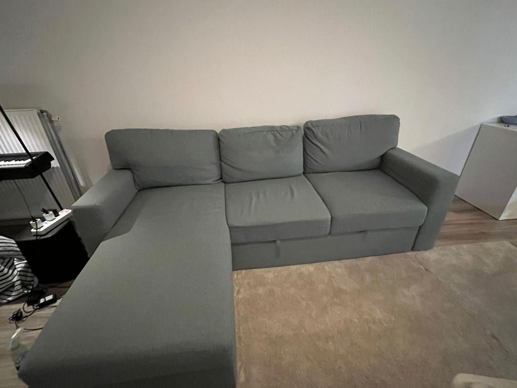 IKEA BÅRSLÖV 3-seat sofa bed with chaise lounge, Minder dan 75 cm, 150 tot 200 cm, Driepersoons, Ophalen of Verzenden