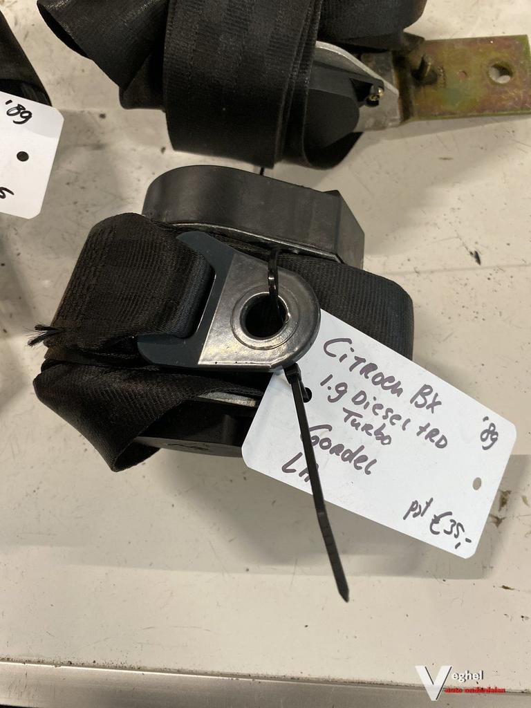 Citroen BX TRD 1.9 1989 Gordel Rechtsvoor of linksachter of, Auto-onderdelen, Interieur en Bekleding, Gebruikt, -, -, Ophalen of Verzenden