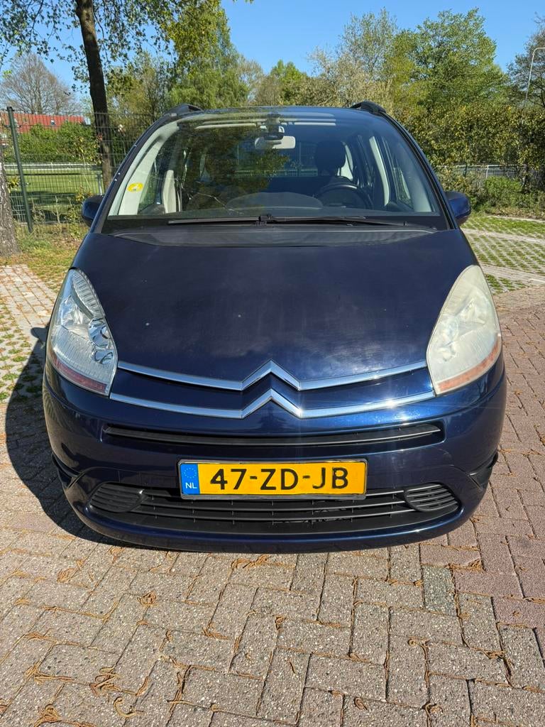 Citroën C4 (Grand) Picasso 1.8 16V 2008 Blauw, Auto's, Citroën, 125 pk, 4 cilinders, 7 stoelen, C4 (Grand) Picasso