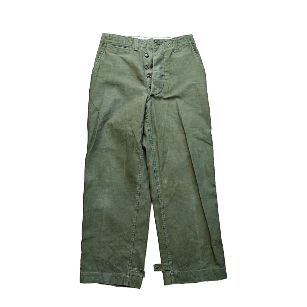 WWII US M43 Trousers Named, Verzamelen, Militaria | Tweede Wereldoorlog, Ophalen, Amerika, Embleem of Badge