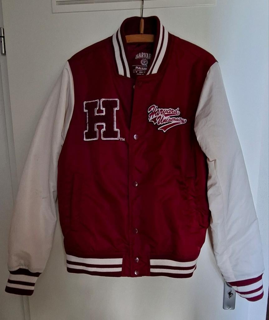 Baseball zomerjas, maat S, rood/wit, Ophalen, Gedragen, Pull&Bear