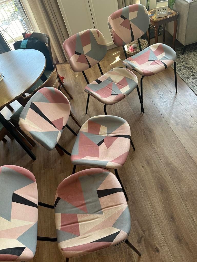 4x HK living stoelen - GEBRUIKT, Ophalen, Gebruikt, Overige kleuren, Vier