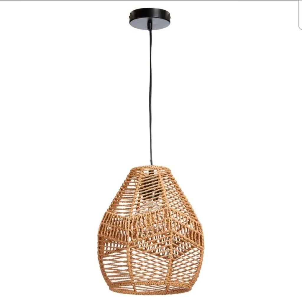 Hanglamp Bohemian (KWANTUM), Huis en Inrichting, Lampen | Hanglampen, Nieuw, Ophalen of Verzenden, Bohemian, Japandi, Overige materialen