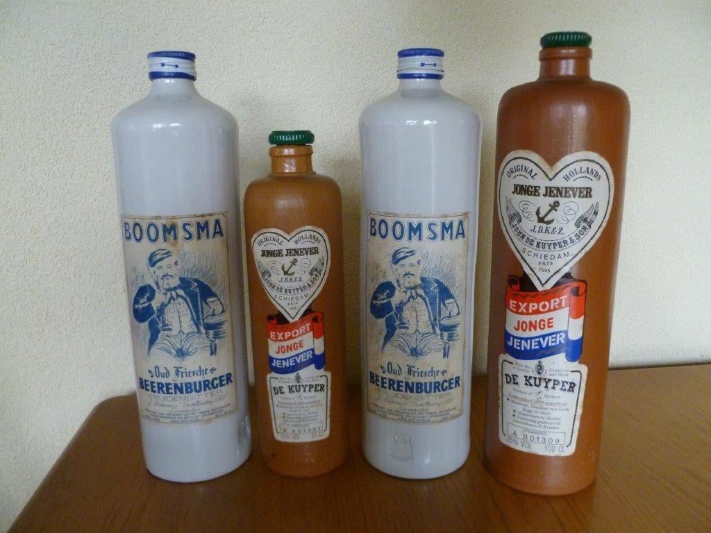 4 vintage kruiken, Ophalen of Verzenden