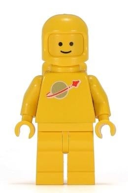 Lego Space Classic Space Minifig Geel SP007, Kinderen en Baby's, Speelgoed | Duplo en Lego, Lego, Ophalen of Verzenden, Zo goed als nieuw