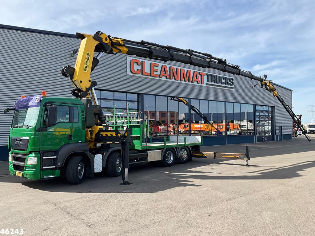 MAN TGS 35.360 8x2 Palfinger 100 Tonmeter laadkraan + Fly-Ji, Trekhaak, MAN, Origineel Nederlands, 362 pk