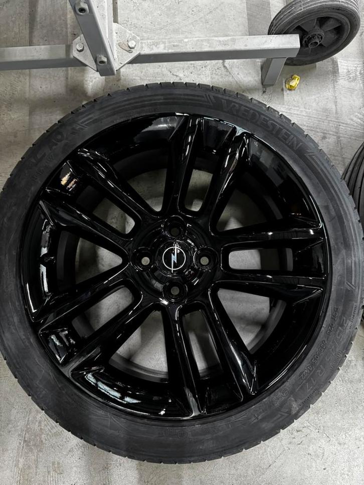 Originele Opel Corsa D OPC Line Velgen met Banden, Auto-onderdelen, Banden en Velgen, Banden en Velgen, Zomerbanden, 17 inch, 215 mm