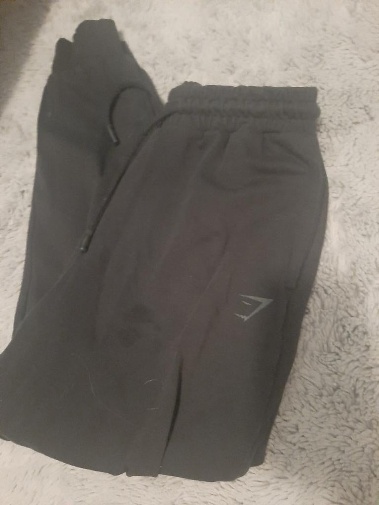 Gymshark Joggingbroek - Zwart, Ophalen of Verzenden, Zo goed als nieuw, Zwart