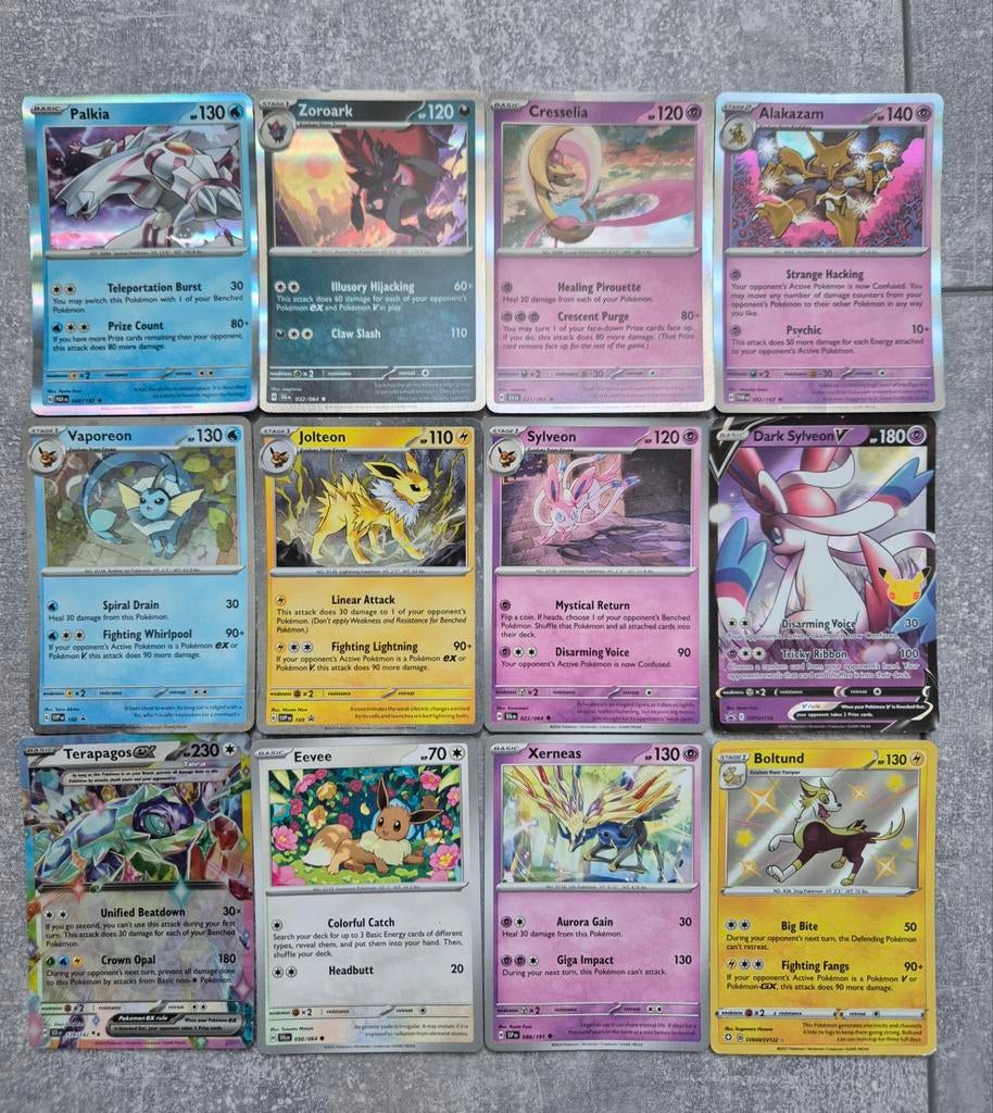 Diverse Pokémon Kaarten, Ophalen of Verzenden, Gebruikt, Meerdere kaarten