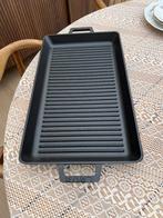 Lange lava gietijzeren pan, Ophalen of Verzenden, Nieuw, Gietijzer, Koekenpan of Braadpan