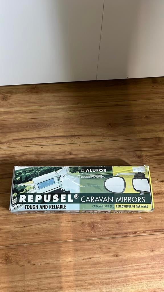 Repulse caravan spiegels groot bereik, Caravans en Kamperen, Caravan accessoires, Zo goed als nieuw, Ophalen