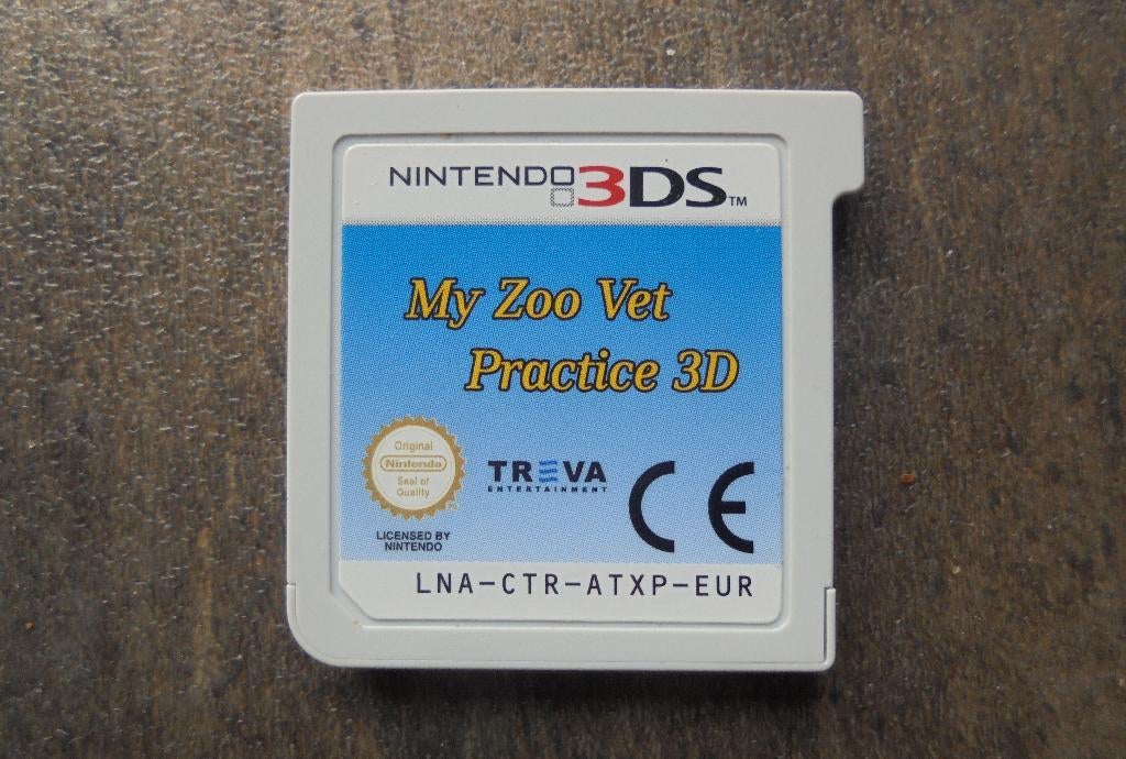 My Zoo Vet Pratice 3D voor 3DS (zie foto's), Spelcomputers en Games, Gebruikt, 1 speler, Ophalen of Verzenden, Vanaf 3 jaar