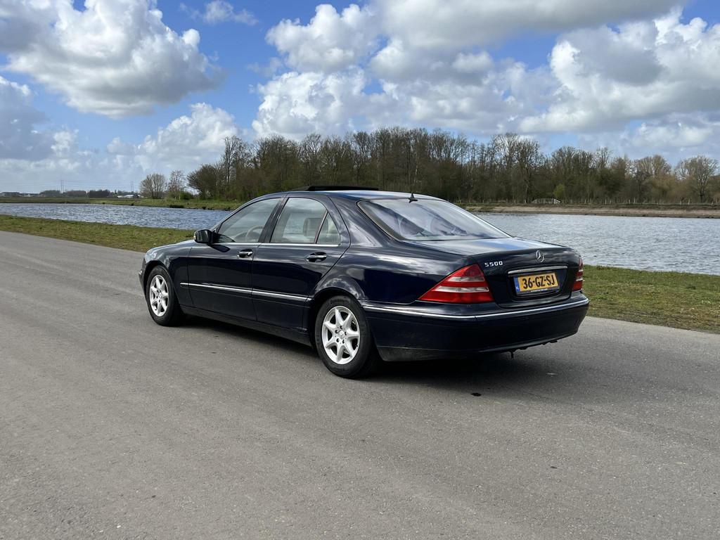 Mercedes-Benz S-klasse 500 Memory, stoelverwarming, clima, Auto's, Automaat, Achterwielaandrijving, Gebruikt, 8 cilinders