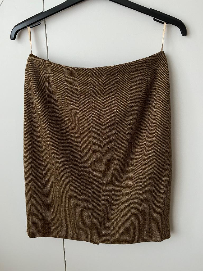 Rok, Bruin, Maat 42/44 (L), Ophalen of Verzenden, Knielengte