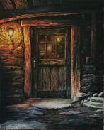 schilderij "deur in lantaarnlicht", Ophalen