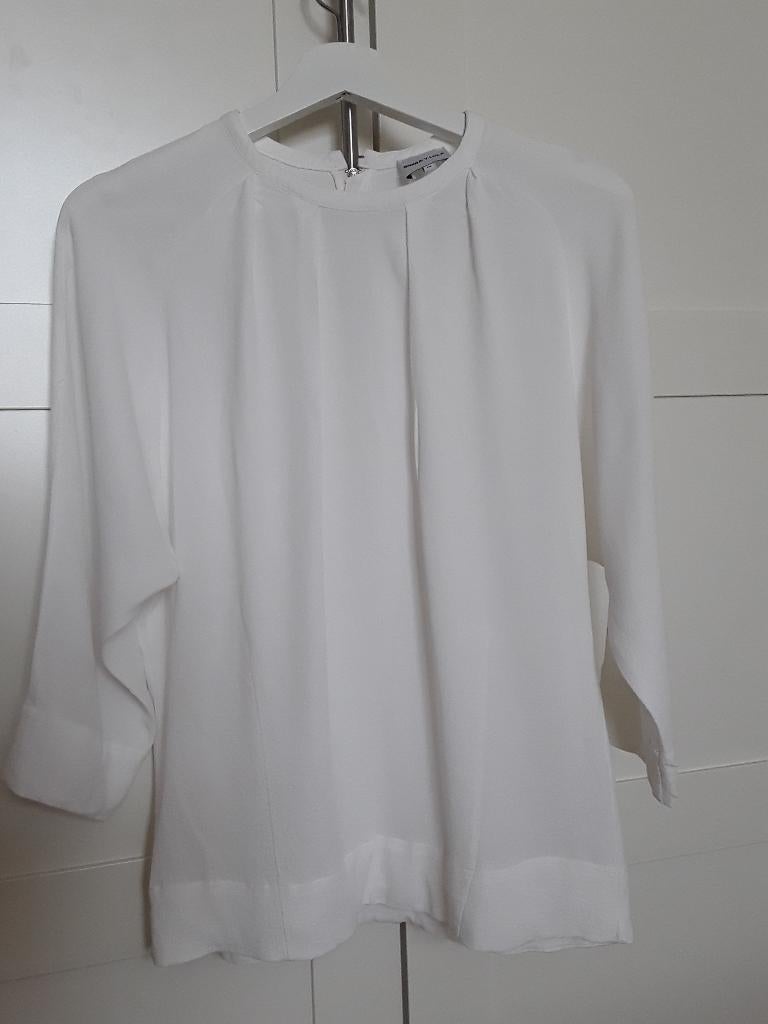 Witte top van het Spaanse merk Bimba y Lola, Kleding | Dames, Blouses en Tunieken, Bimba y Lola, Wit, Zo goed als nieuw, Ophalen