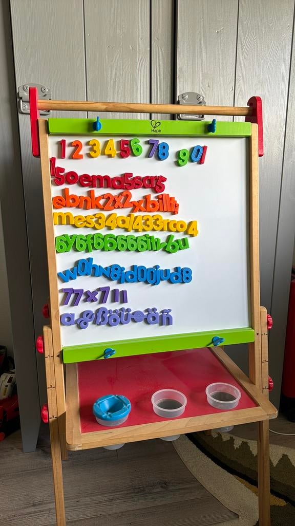 Krijtbord magneetbord Hape, Diversen, Schoolborden, Ophalen, Gebruikt, Krijtbord