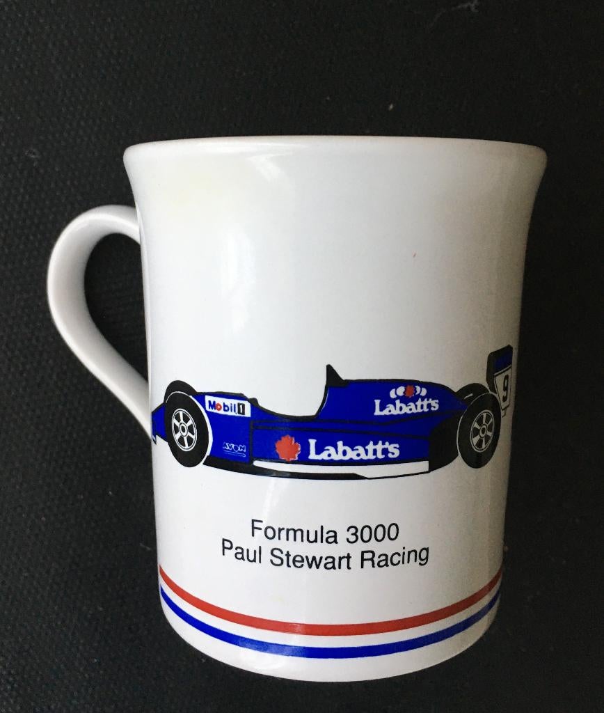 MOK Paul Stewart Racing Formula 3000 beker, Ophalen of Verzenden, Zo goed als nieuw, Overige stijlen, Kop(pen) en/of Schotel(s)