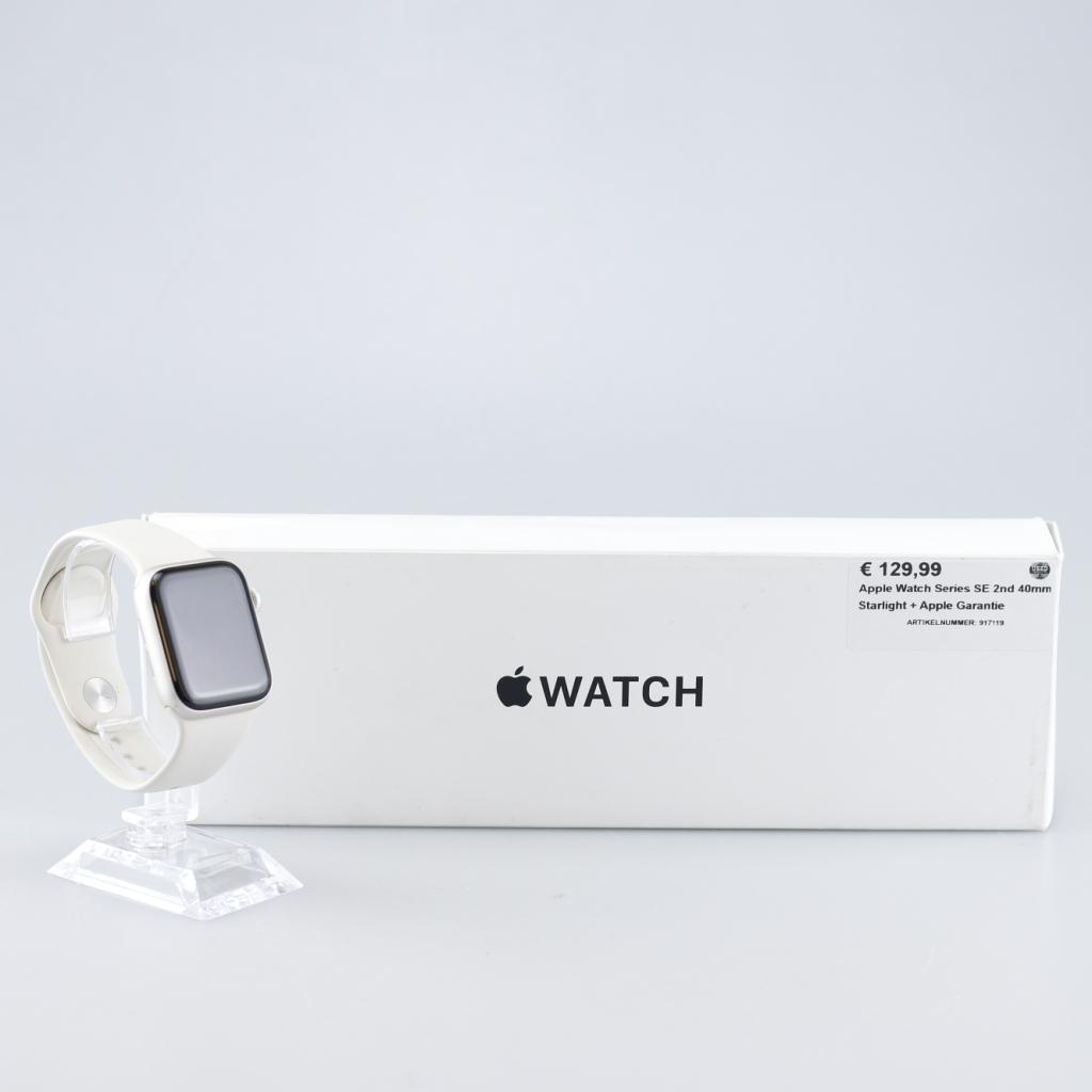 Apple Watch Series SE 2nd 40mm Starlight + Apple Garantie