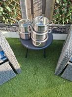 Bk pannenset, Ophalen of Verzenden, Rvs, Pannenset