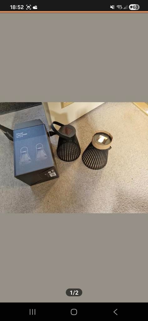 20 cm hoge solar verlichting, Zonne-energie, Minder dan 50 watt, Nieuw, Ophalen of Verzenden