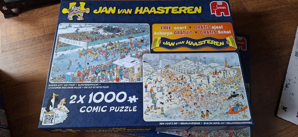 Jan van Haasteren puzzels, meerdere, Hobby en Vrije tijd, Denksport en Puzzels, Ophalen of Verzenden, Meer dan 1500 stukjes, Zo goed als nieuw