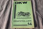 DKW Luxus 300 Spezial 200 1931 motorrad ersatzteil liste, Motoren, Ophalen of Verzenden, Overige merken